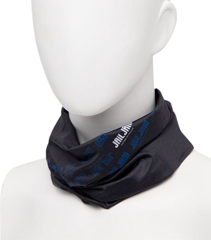 Jail Jam Skikraag Solid 20 X 44 Cm Polyester Donkerblauw