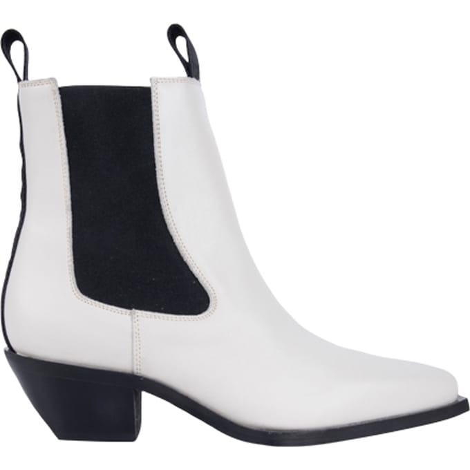 AllSaints Vally Boot Stone White Maat: 40 | Laarzen Outlet | Dames | Wit
