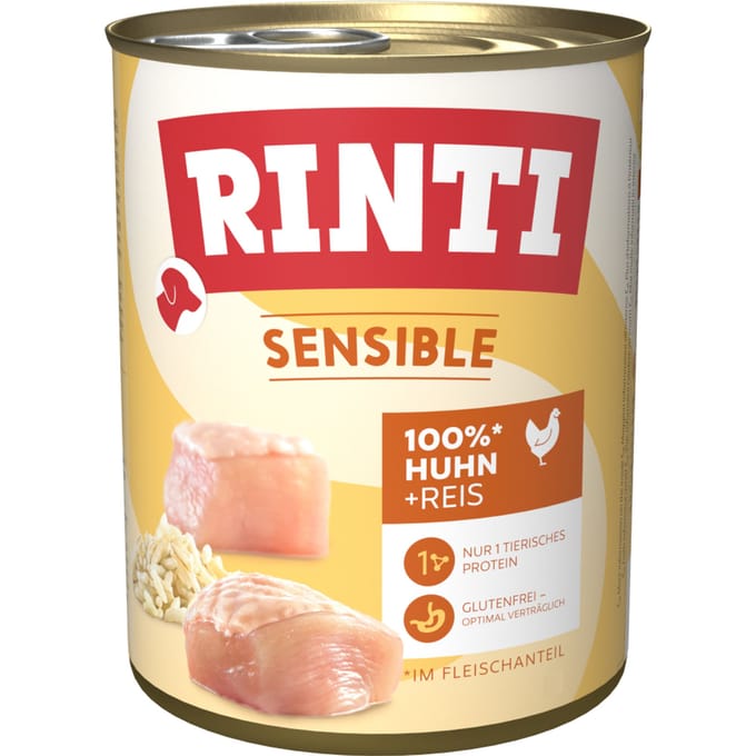 6x800g Rinti Sensible Kip & Rijst