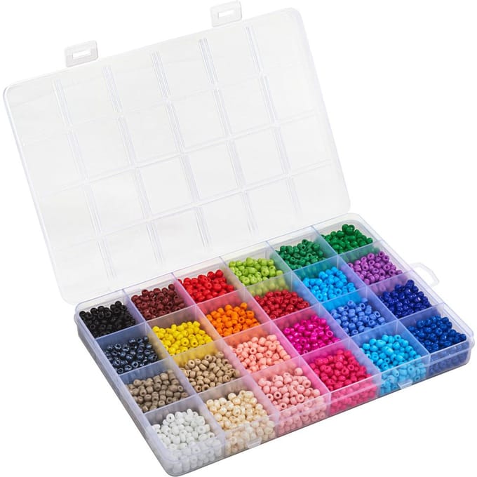 VBS Glazen kralen set "Rocailles"