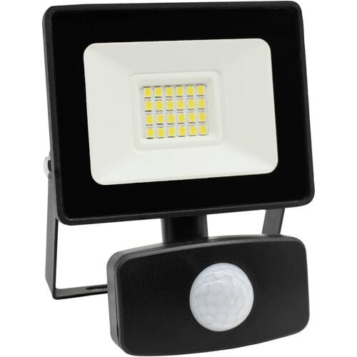 Megatron ISPOT S PIR MT68030 LED-buitenschijnwerper met bewegingsmelder Energielabel: D (A - G) 9 W Lichtkleur (naam): Neutraalwit