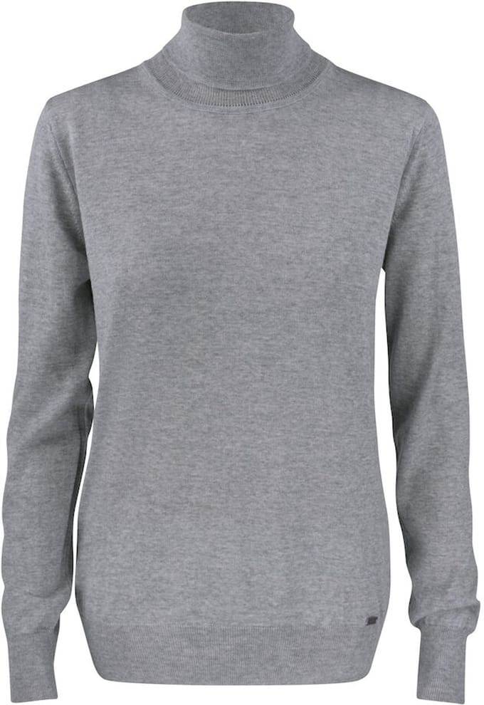 Cutter & Buck Kennewick Turtleneck Dames 355409 - Grijs Melange - M
