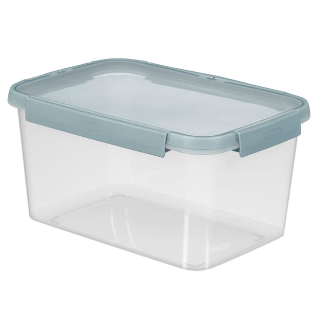 Curver Smart Fresh Eco Vershoudbakje Rechthoekig - 5L - Smokey Grey/Transparant