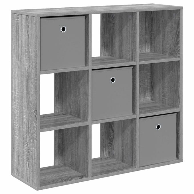 vidaXL - Dressoir - Grijs - Sonoma - 88,5 - x - 29 - x - 84,5 - cm