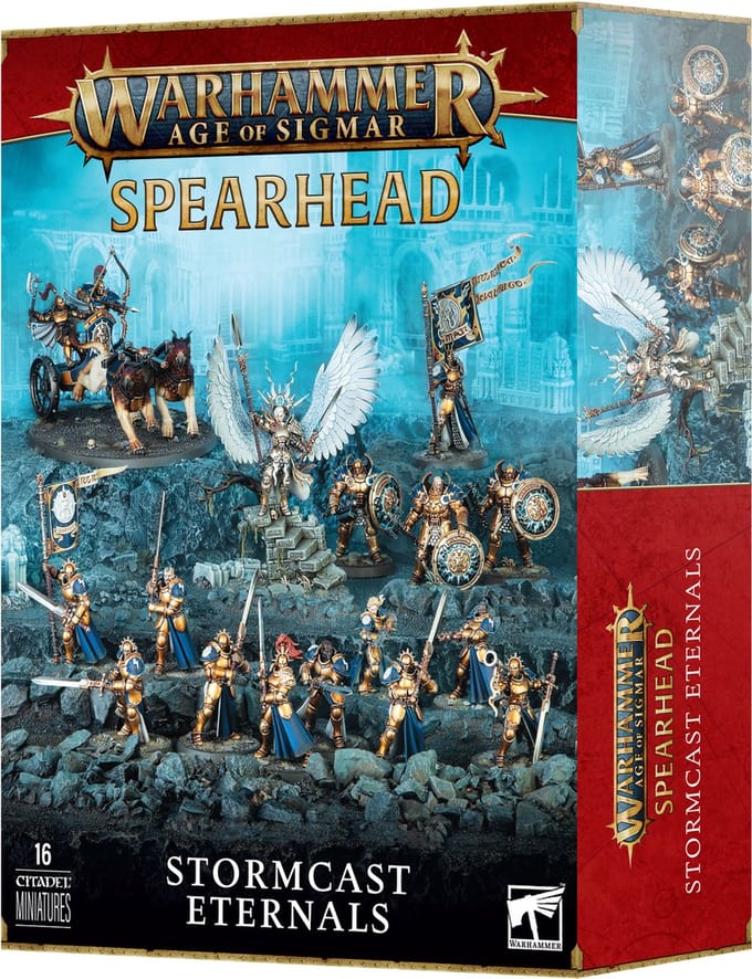 Games Workshop Spearhead: Stormcast Eternals - Age of Sigmar - 16 miniaturen