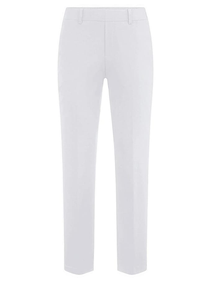 Slim Fit 7/8-broek Van Peter Hahn wit