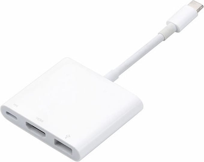 eforyou USB C naar HDMI / USB A / USB C adapter voor MacBook, iPad Pro (2018 - 2025), iPhone 15 - 17 e.d.