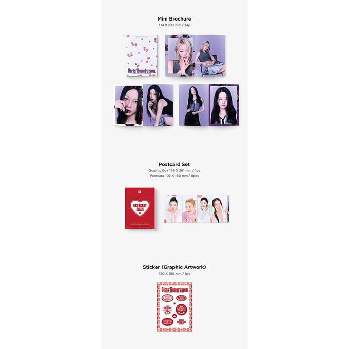 Girls Generation - Salutations de la saison 2025 NO POB white
