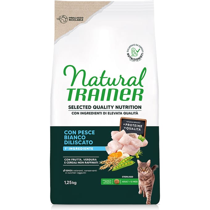 Natural Trainer Selected Quality Nutrition Sterilised Witte Vis - 1,25 kg