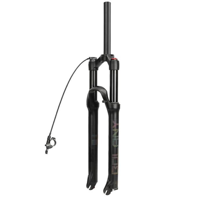 Fourche avant pneumatique ultra-légère pour VTT 29 pouces avec télécommande en alliage de magnésium Rebound Remote control black