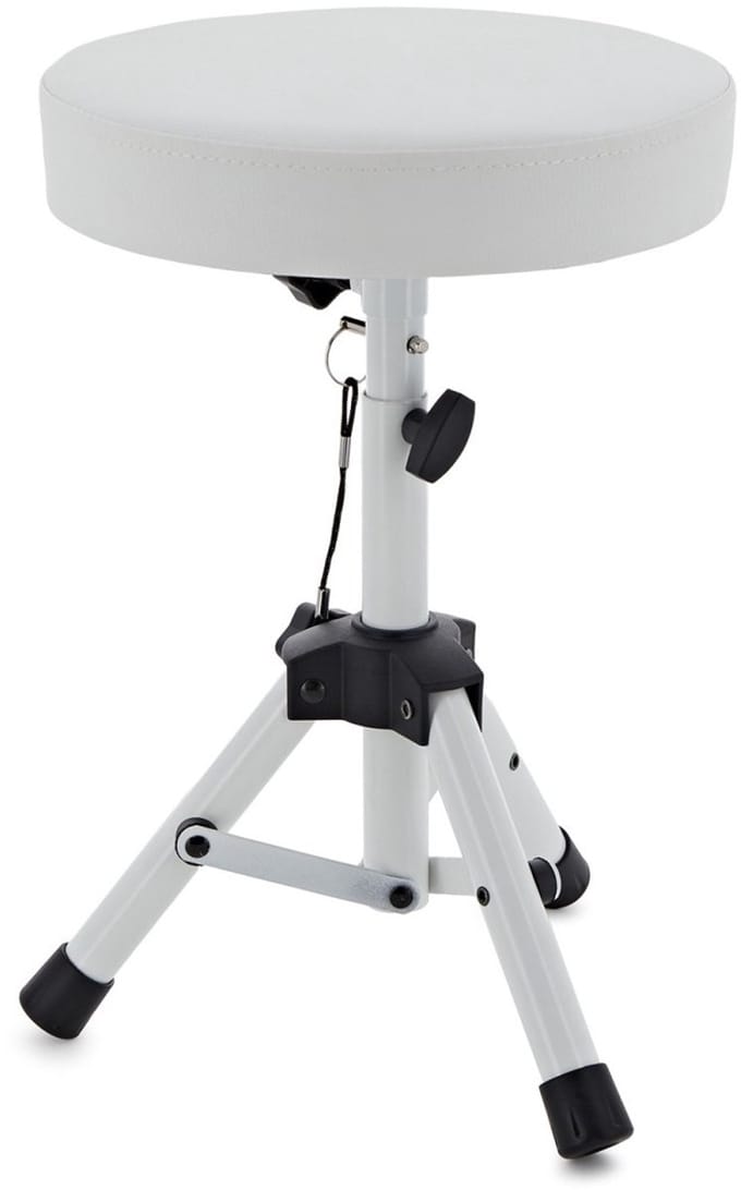 Mini Drum Throne Kruk van Gear4music, Wit
