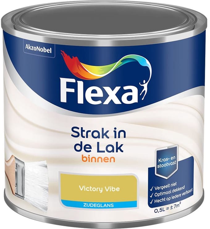 Flexa - Strak In De Lak Binnenlak Zijdeglans - Victory Vibe - Mengverf - 500 Ml