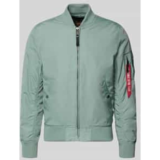 regular fit jack met opstaande kraag