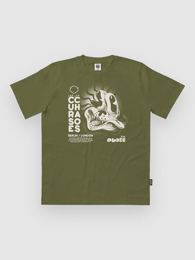 The Dudes Cursed Seasonal T-Shirt groen