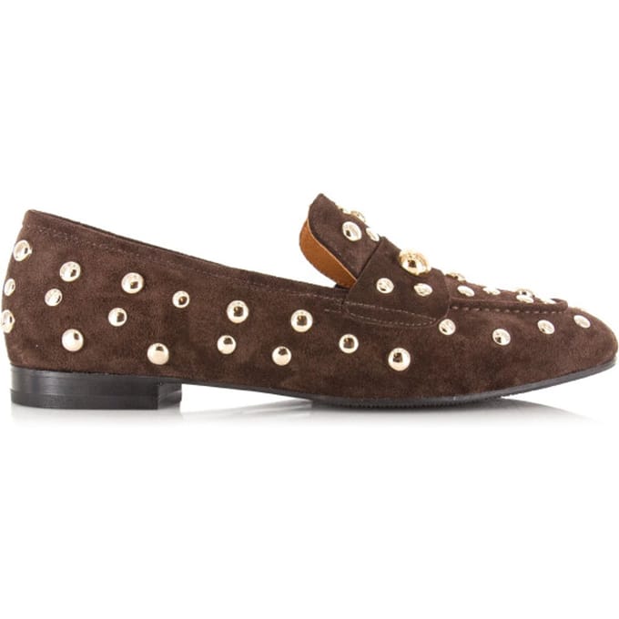 Babouche Tilly loafers donkerbruin
