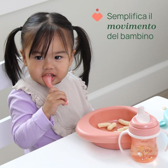 Chicco 00016100150000 peuterbestek Peuter lepel Roze