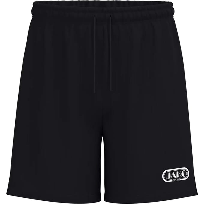 Jako Retro Short Heren - Zwart | Maat: M