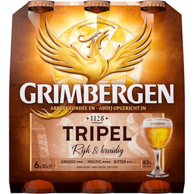 Grimbergen Tripel Bier - 6 x 300 ml