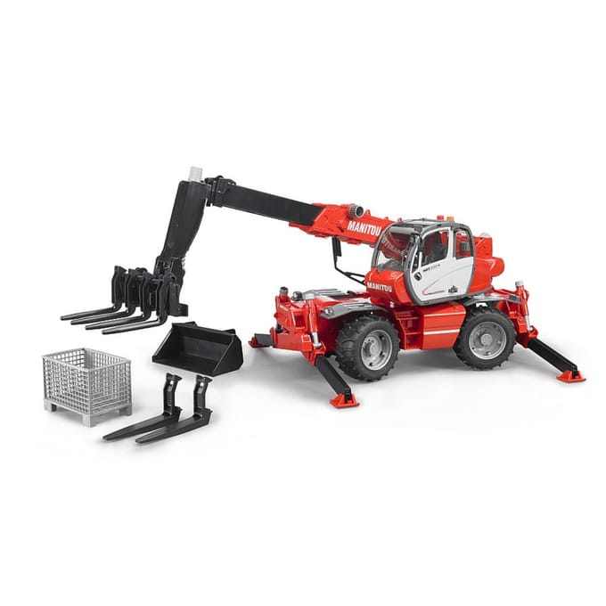 Bruder Manitou Telescopic forklift MRT 2150 with accessories