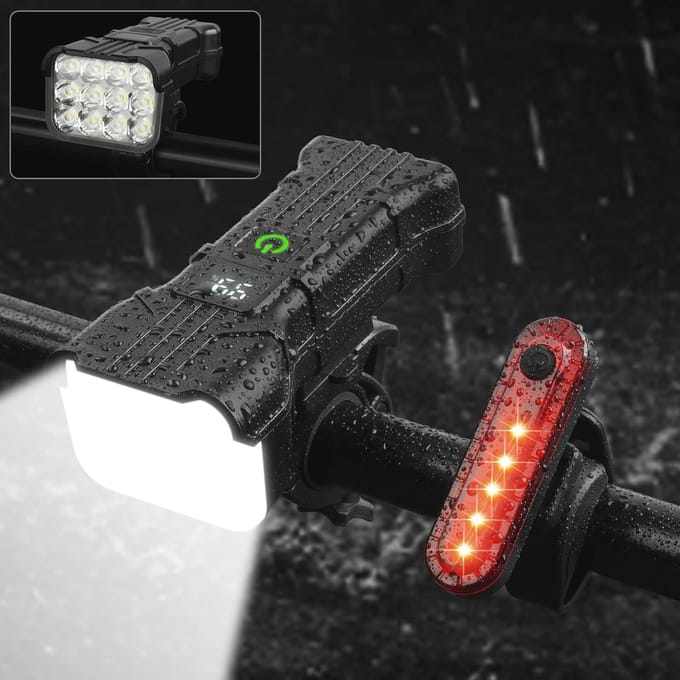 Oplaadbare Led-fietsverlichting met Waterdichte Bescherming en Meerdere Verlichtingsmodi