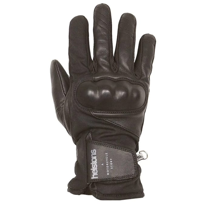 Was stof leren winter motorhandschoenen Helstons curtis