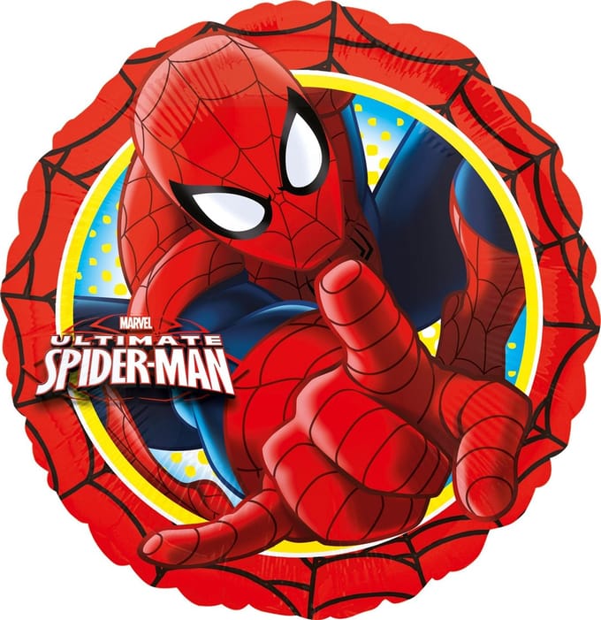 Marvel Folieballon Ultimate Spider-man 43 Cm Rood/blauw
