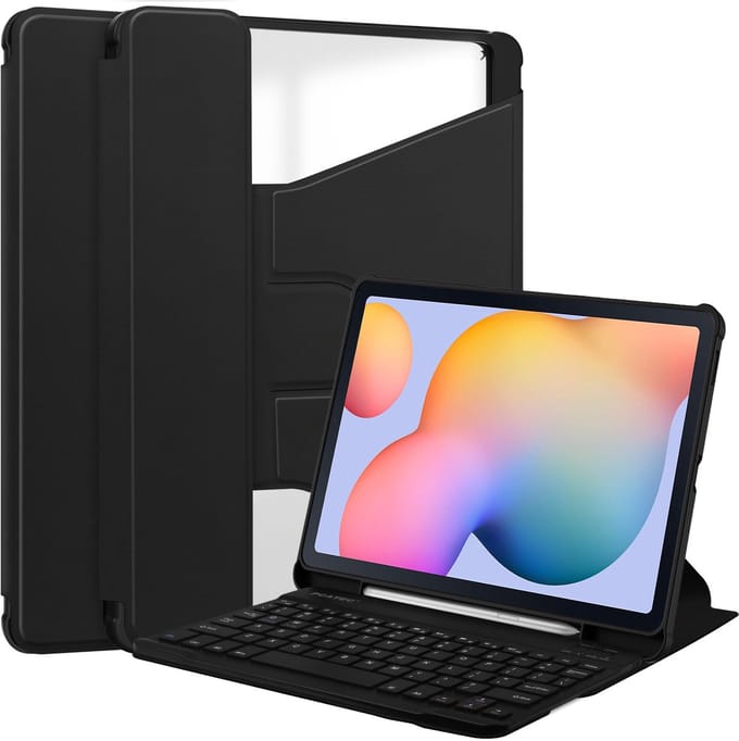 Samsung Tab S10+/S9 FE Plus 12.4" Bluetooth Keyboard Case