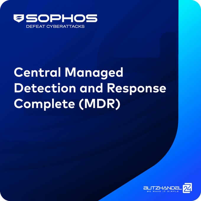 SOPHOS Central Managed Detection and Response Complete (MDR) 1 Jaar 1 - 9 Gebruiker(s)
