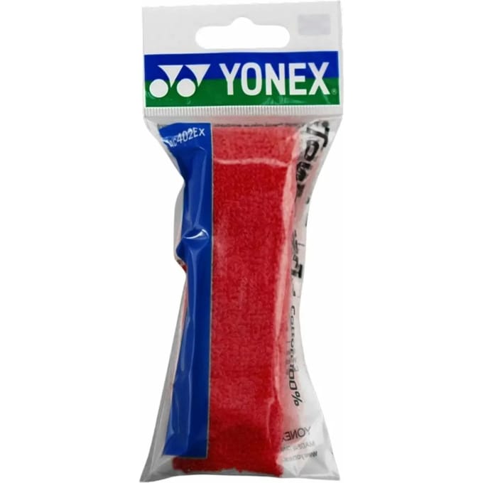 Yonex AC402 badstof grip | rood | 1stuks