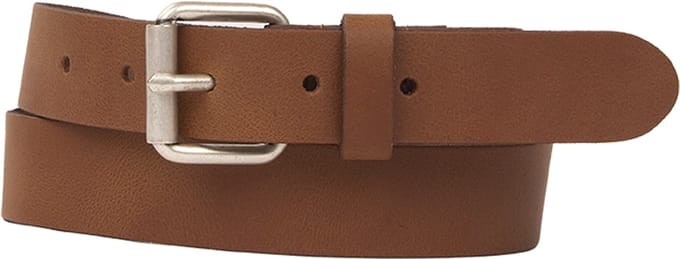 Petrol Industries Riem Heren - Broekriem - Verstelbaar - Leer - Cognac - 85 cm - S