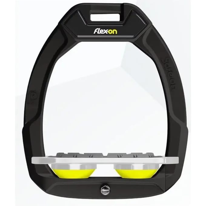 Veiligheidstuigriemen Plat Grip Zwart/Grijs/Geel Flex-On Safe-On