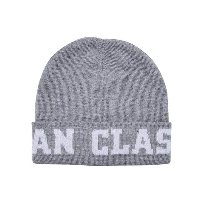 Urban Classics - Logo Jaquard Beanie Muts - Grijs