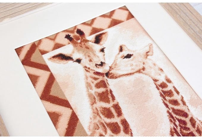 Borduurpakket Giraffes om te borduren van Luca-s