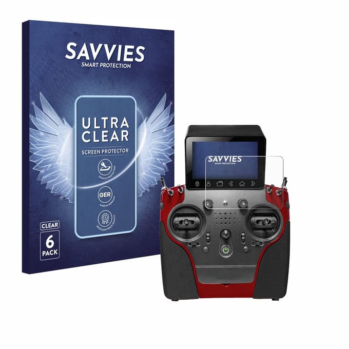 Savvies - Screenprotector voor PowerBox Systems Atom - Folie Beschermfolie transparant 6 Stuks
