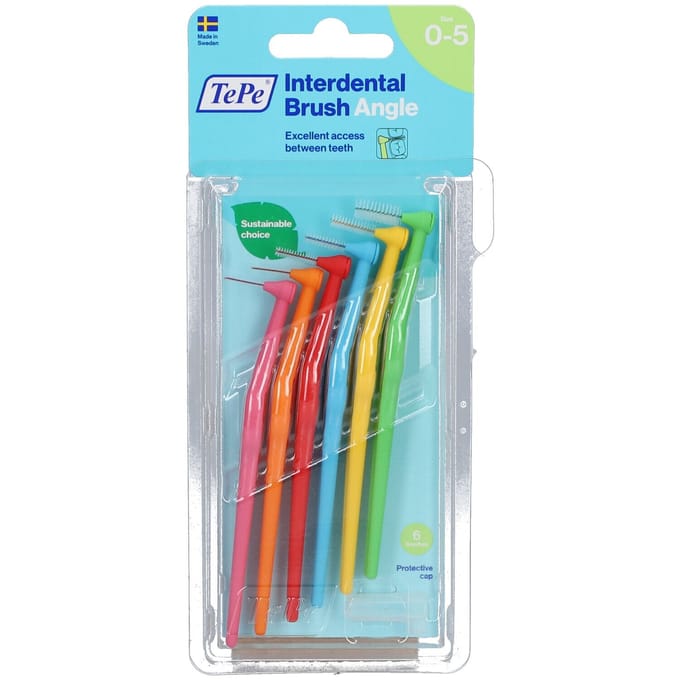 TePe Angle Interdentale Ragers Mixed Pack ISO maat 1 - 6  – (0,4 mm – 0,8 mm)