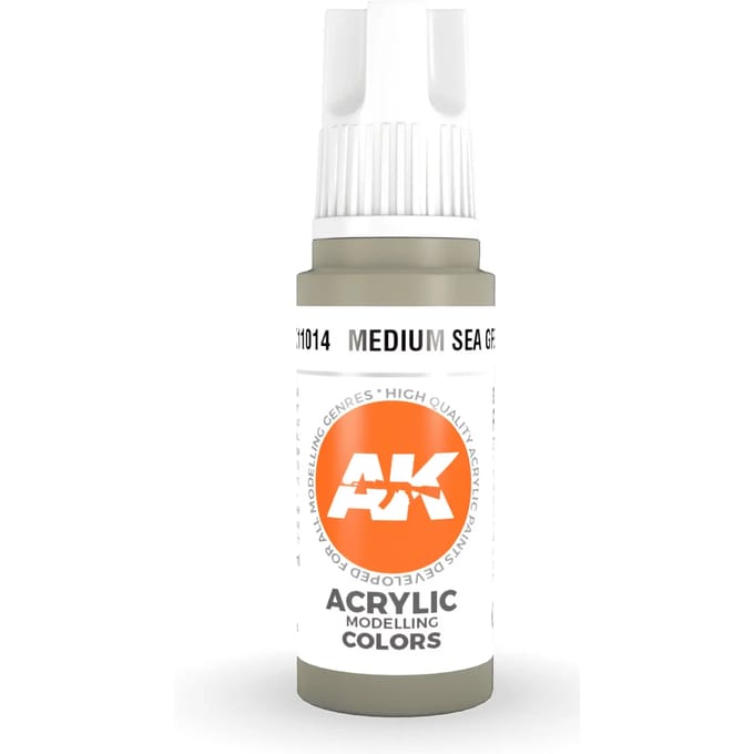 Medium Sea Grey Acrylic Modelling Color - 17ml - AK-11014
