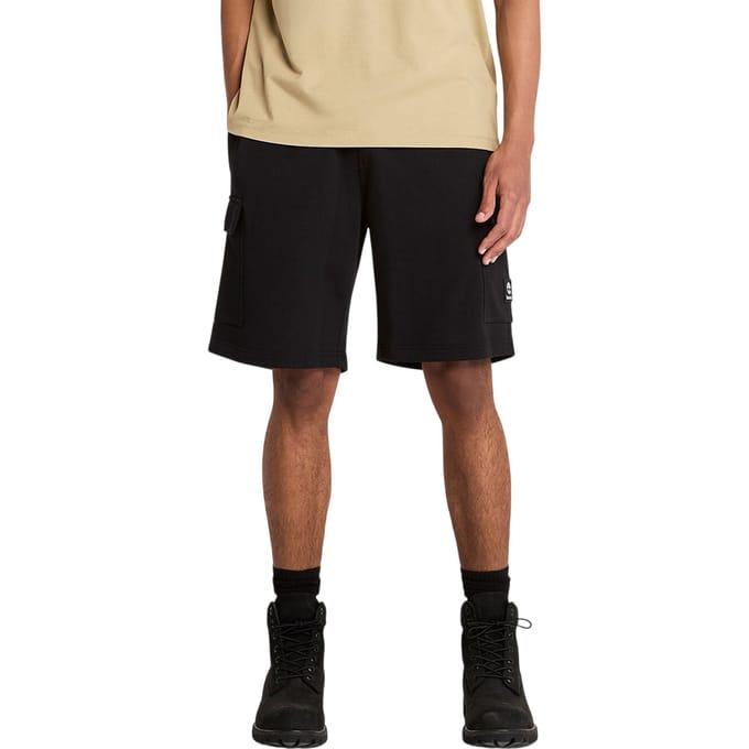 Timberland Heren Geweven Cargo Shorts (Zwart)