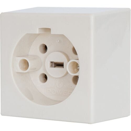 Power Plex - Perilex Contactdoos - Opbouwmontage - 16A - 5-polig - Wit