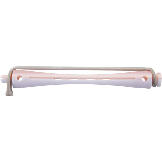 Comair Permanentwikkels lang wit/roze 7mm-12st
