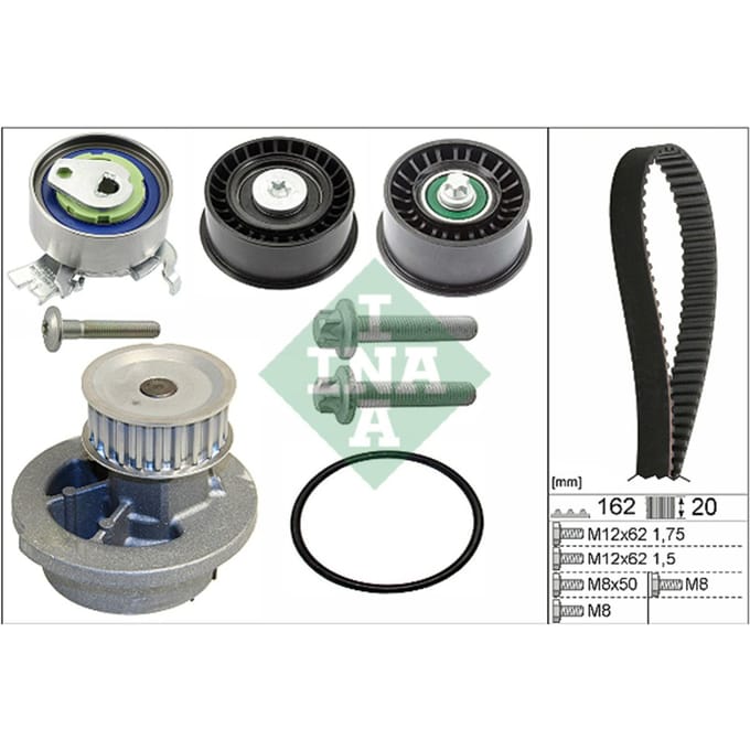 Schaeffler Ina Waterpomp + distributieriem set INA 530 0441 32