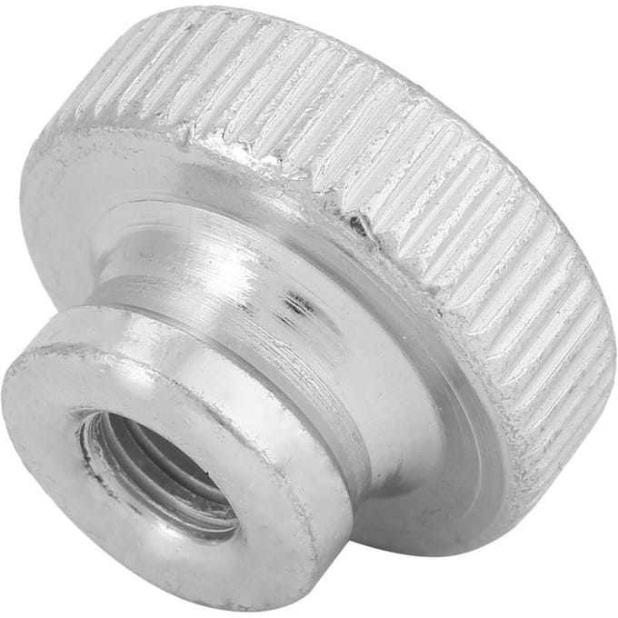 5 Pièces Acier au Carbone Type Haut Moleté Poignée Moletée Écrou GB806 M6 6*20