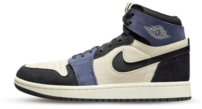 Jordan 1 High Zoom - Maat 38.5 - Creme Navy Black unisex sneakers