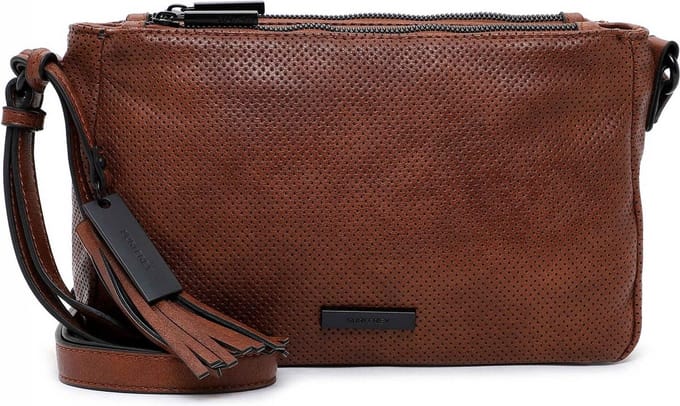 SURI FREY Schoudertas Celly Crossover Bag Cognac / Black Bruine
