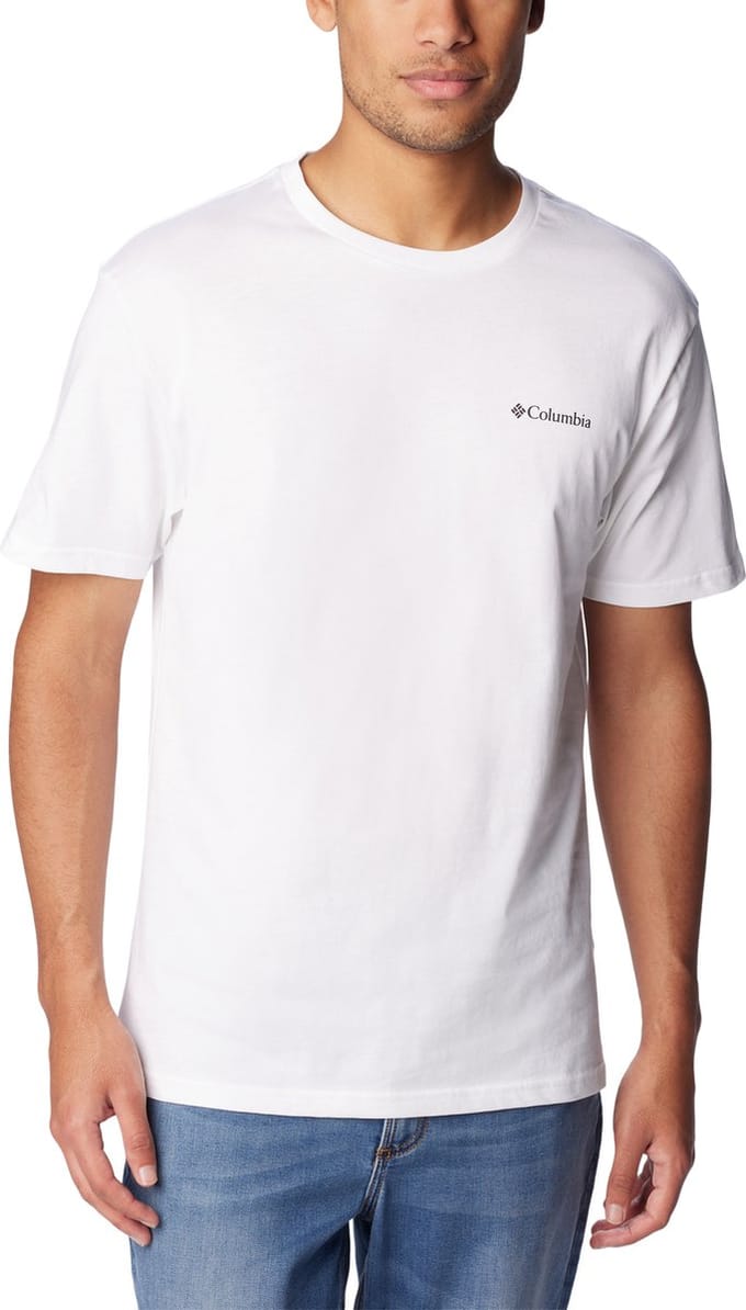 Columbia CSC Basic Logo™ Short Sleeve Heren Outdoorshirt - White