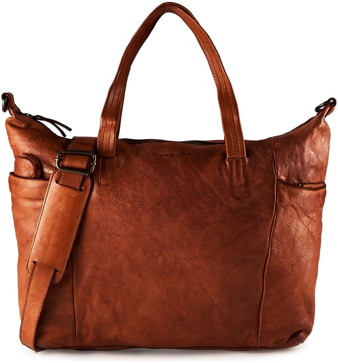 HAROLD'S shopper schoudertas Submarine Business Shopper Cognac bruine