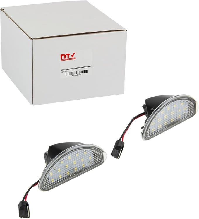 Kentekenverlichting met fitting voor achterlicht