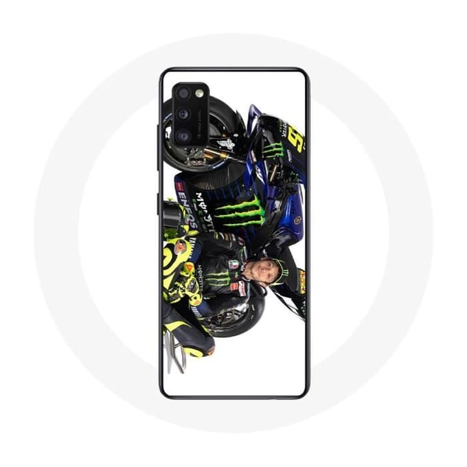 Case voor Samsung galaxy S20 Valentino Rossi Speed ​​driver witte achtergrond