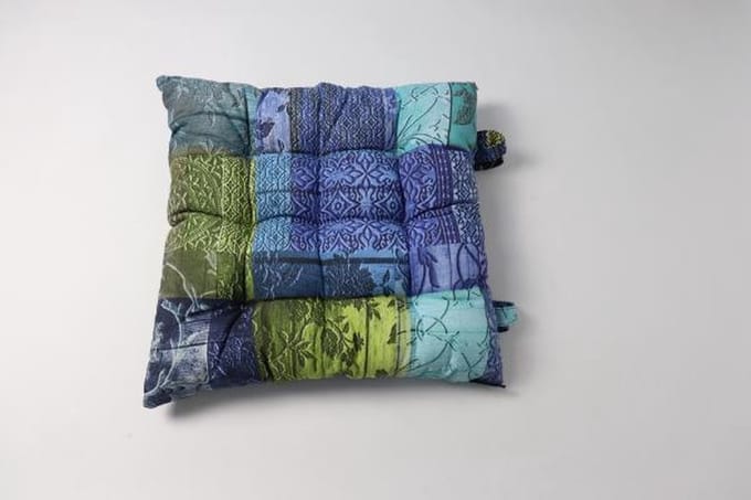 Madison Toscane zitkussen 46x46 cm Vera blue
