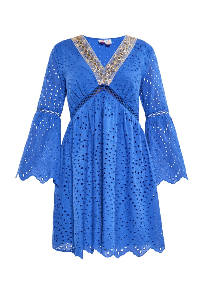 IZIA Jurk Dames KONING BLAUW