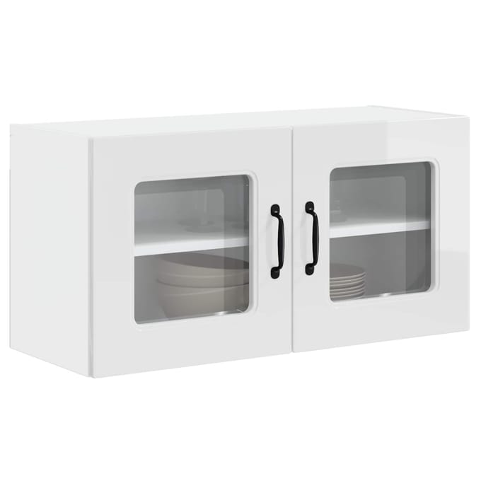vidaXL - Vaatwasserpaneel - Kalmar - Hoogglans - wit - 80 - x - 31 - x - 40 - cm